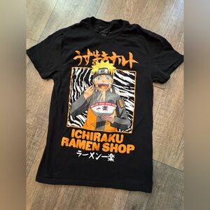Small men’s NARUTO Shippuden Anime Ichiraku Ramen Shop T-Shirt